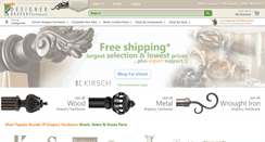 Desktop Screenshot of designerdraperyhardware.com